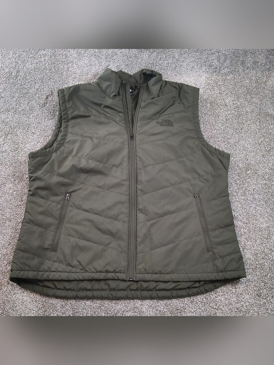 The North Face Jackets & Blazers - The North Face Lightweight Puffer Vest Women’s XXL Olive Green Insulated Outdoor